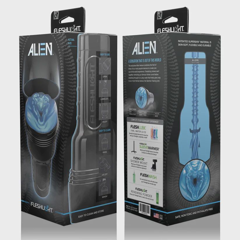 Fleshlight Fantasy Alien Blue Metallic
