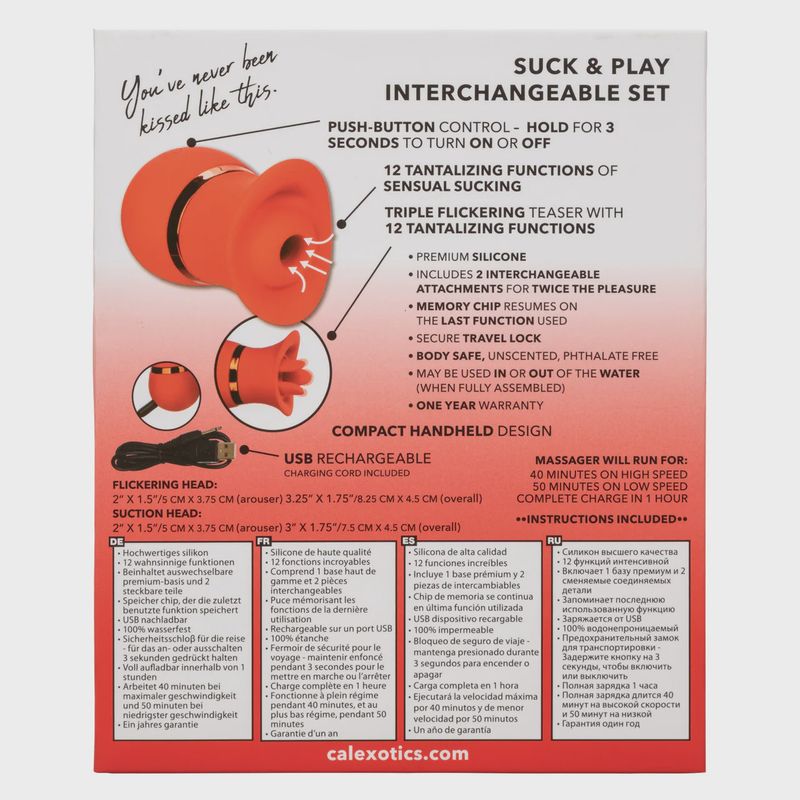French Kiss® Suck &amp; Play Interchangeable Set