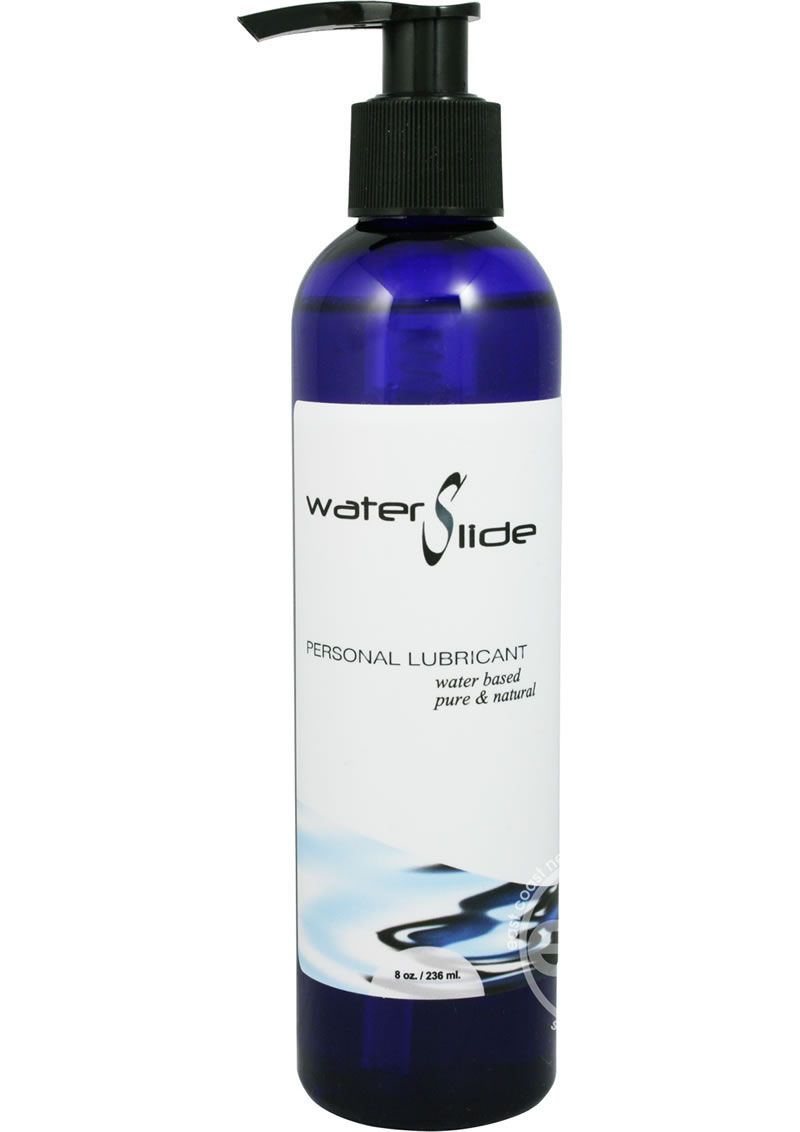Earthly Body Waterslide Personal Lubricant w/Carrageenan - 8 oz Bottle