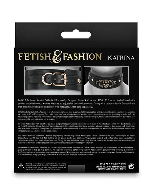 Fetish &amp; Fashion Katrina Collar - Black