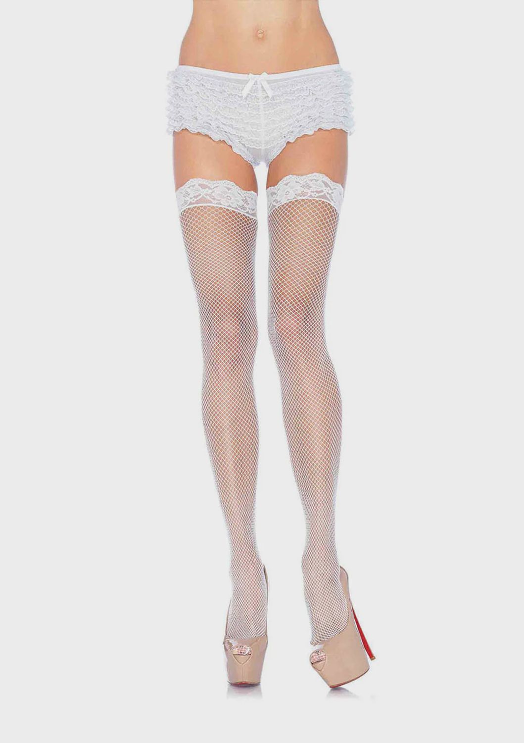 FISHNET STOCKINGS O/S WHITE