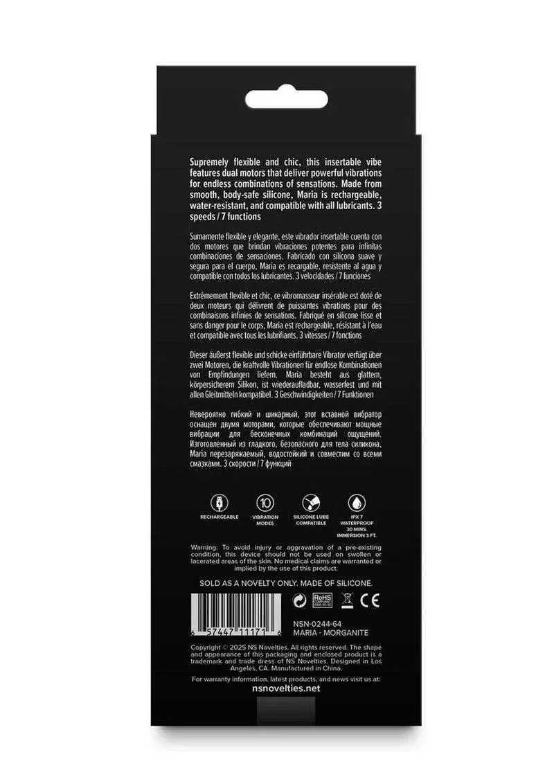 Gold-n-Dreams Maria Rechargeable Silicone Vibrator - Fuchsia