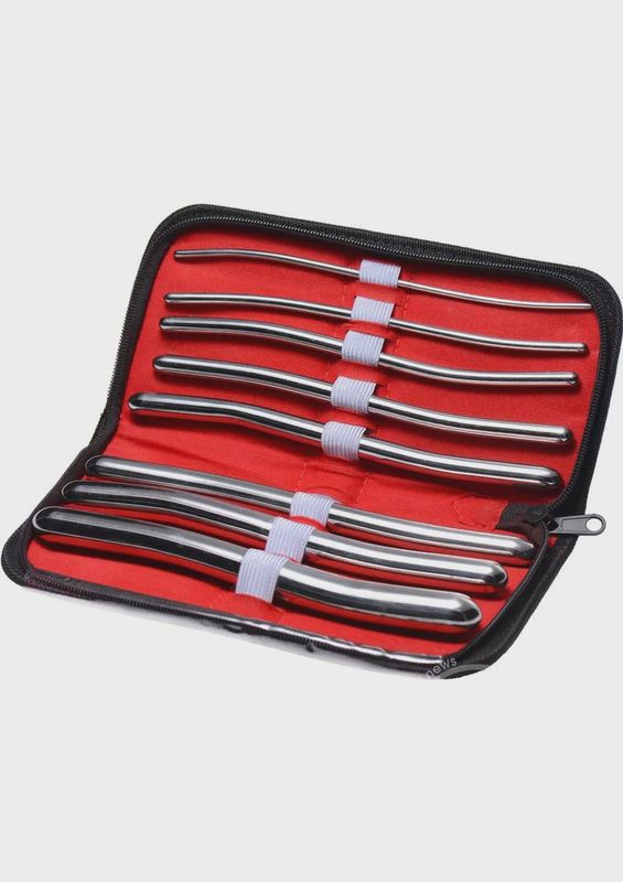 Hegar 8 Sound Set Stainless Steel Urethral Dialators 8 Assorted Sizes