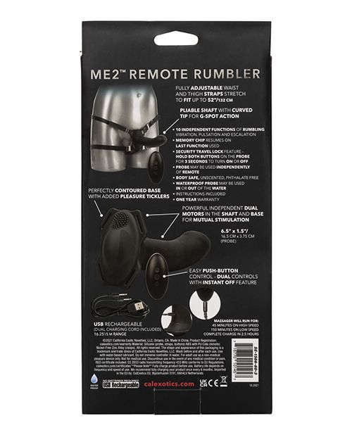 Her Royal Harness Me2 Remote Rumbler - Black