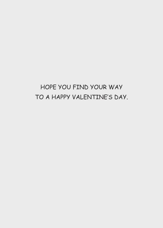 GPS Valentine's Day Card