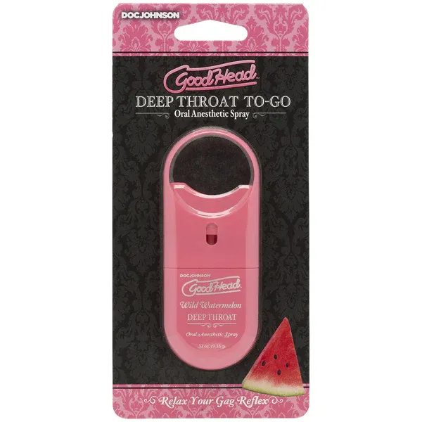 Goodhead Deep Throat Spray To-Go Wild Watermelon .33 oz.