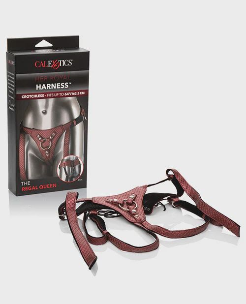 Her Royal Harness The Regal Queen - Red