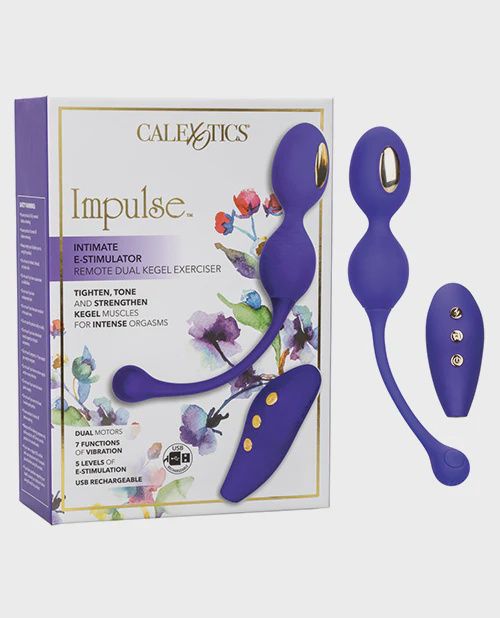 Impulse Intimate Estim Remote Dual Kegel Exerciser - Blue