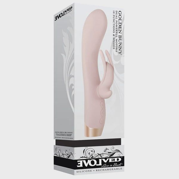 Golden Bunny Rabbit Vibrator Gold
