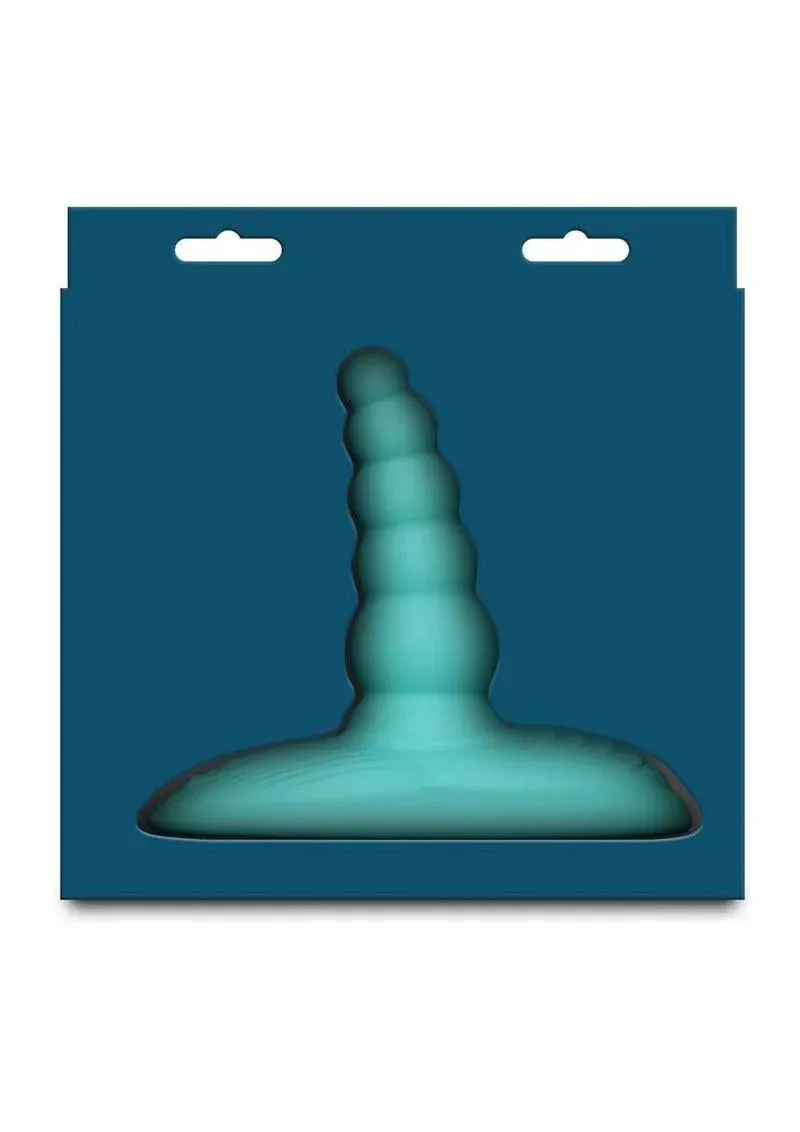 Grinders Sublime App Controlled Rechargeable Silicone Vibrating Dual Motor Beaded Pad - Aqua