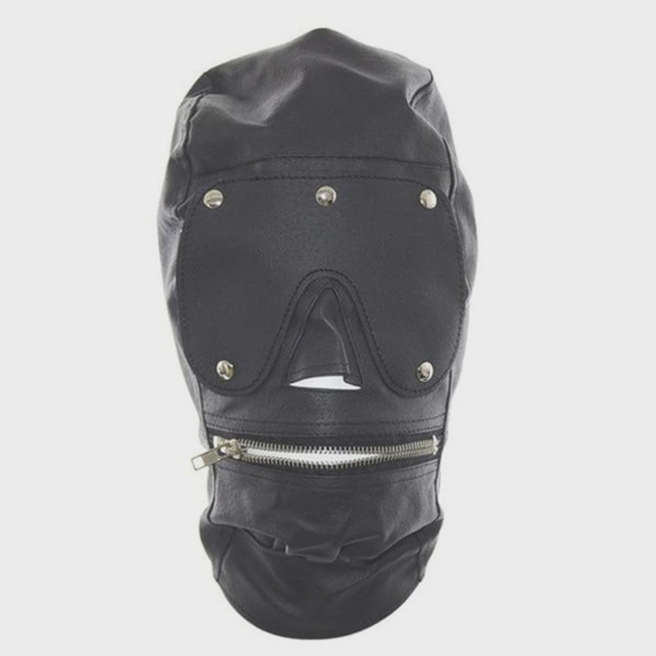 Hood Zipper Mouth Lace Up