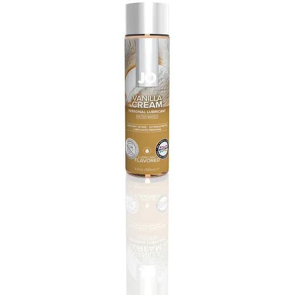JO H2O Flavored Lubricant Vanilla Cream 4 oz.