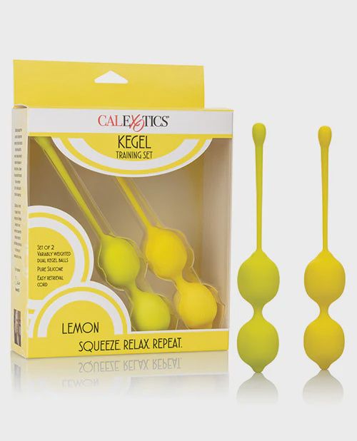 Kegel Training Set - Lemon
