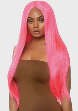 Long Straight Wig 33 Inch - Pink