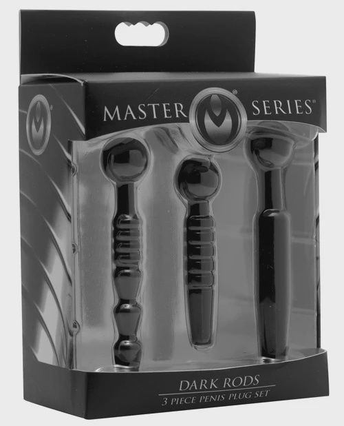 Master Series 3 pc Dark Rods - Black