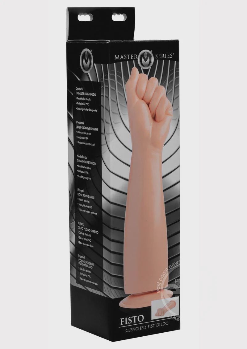 Master Series Fisto Realistic Clenched Fist Dildo Flesh 13 Inches