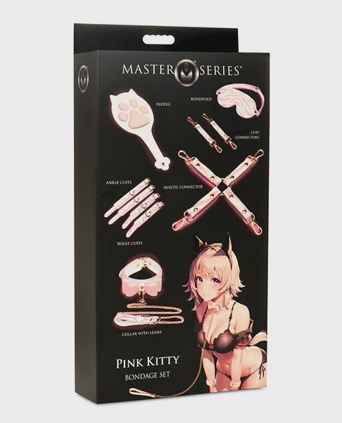 Master Series Tiger Kitty Bondage Set - Pink