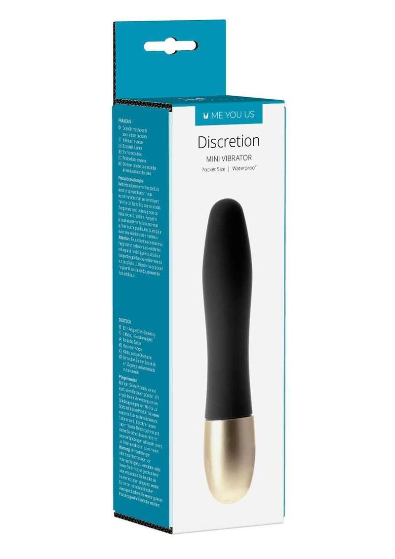 Me You Us Discretion Bullet Vibrator Black