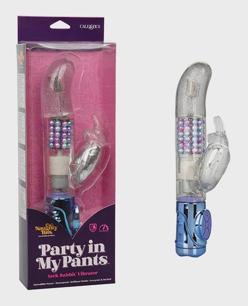 Naughty Bits Party in My Pants Jack Rabbit Vibrator