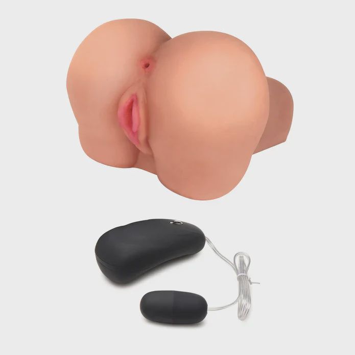 Mistress Brooke Vibrating Doggie Style Masturbator - Light