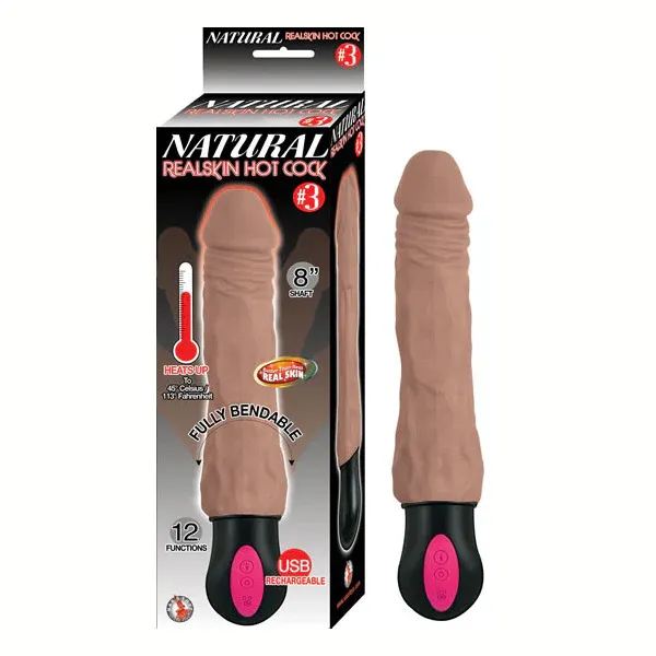 Natural Realskin Hot Cock #3 Brown