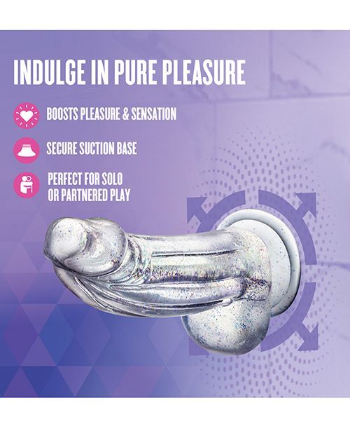 Naturally Yours Bling - Sparkling Clear Dildo