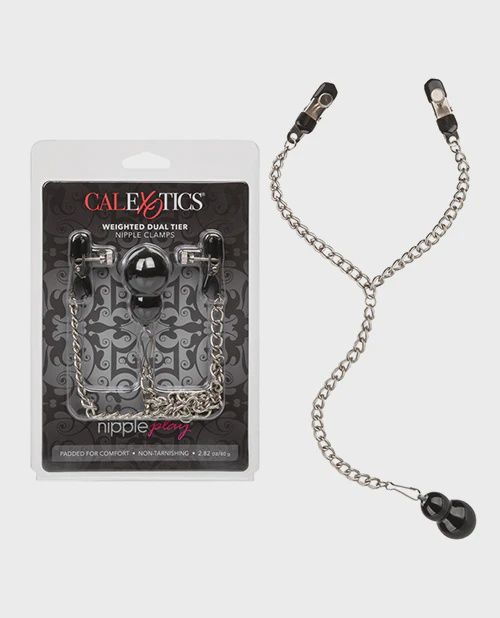 Nipple Play Weighted Dual Tier Nipple Clamps
