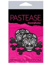 Pastease Day of the Dead Skull - Black/White O/S