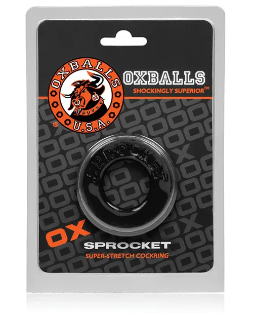 Oxballs Atomic Jock Sprocket Cockring - Black