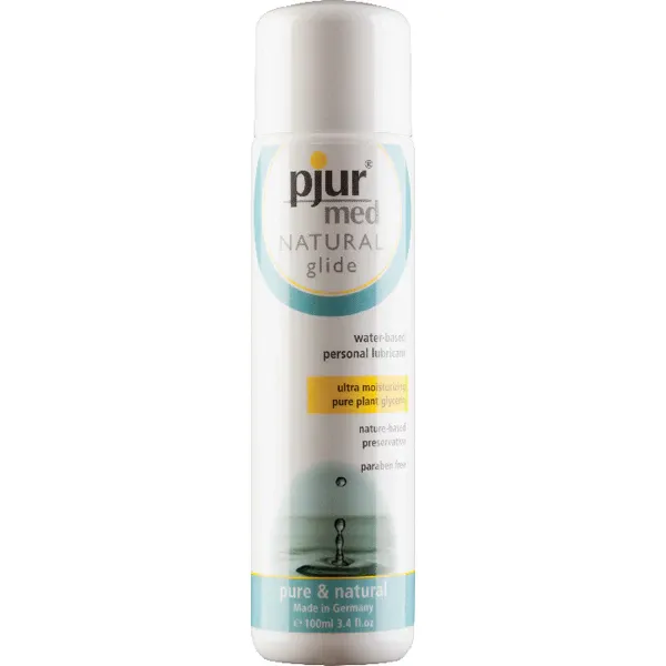 Pjur Med Natural Glide Water-Based Personal Lubricant 100Ml Bottle