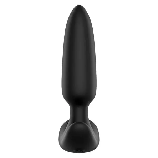 Pointed Vibrating Plug Black