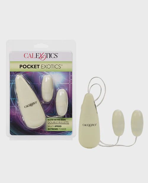Pocket Exotics Glow In The Dark Double Bullets