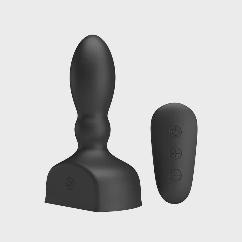 PRETTYLOVE ANAL STIMULATOR HARRIET INFLATABLE USB SILICONE BLACK