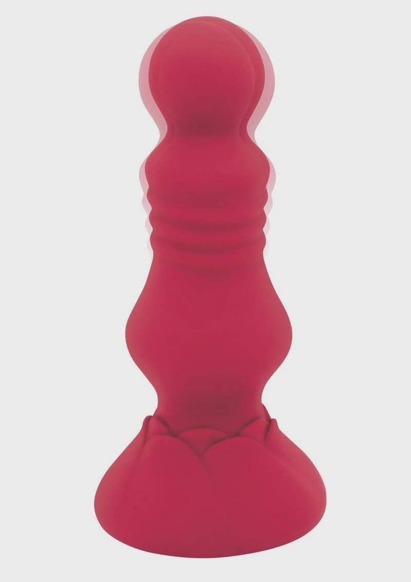 REMOTE VIBRATING FLORET BUTTPLUG
