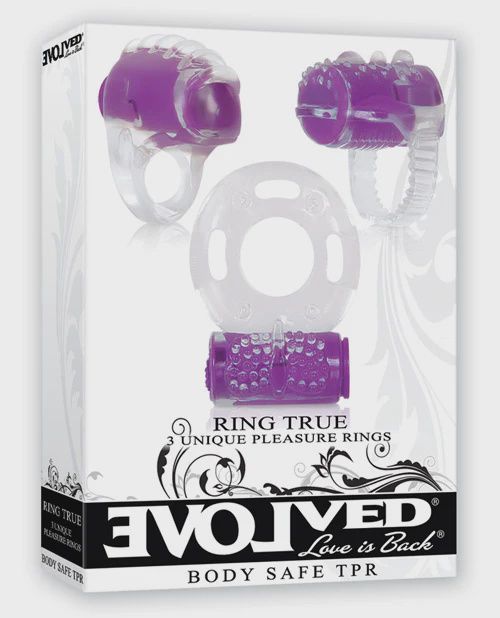 Ring True Unique Pleasure Rings Kit - 3 Pack