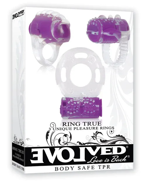 Ring True Unique Pleasure Rings Kit - 3 Pack