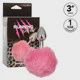 Running Wild Faux Fur Bunny Tail and Metallic Anal Plug - Pink