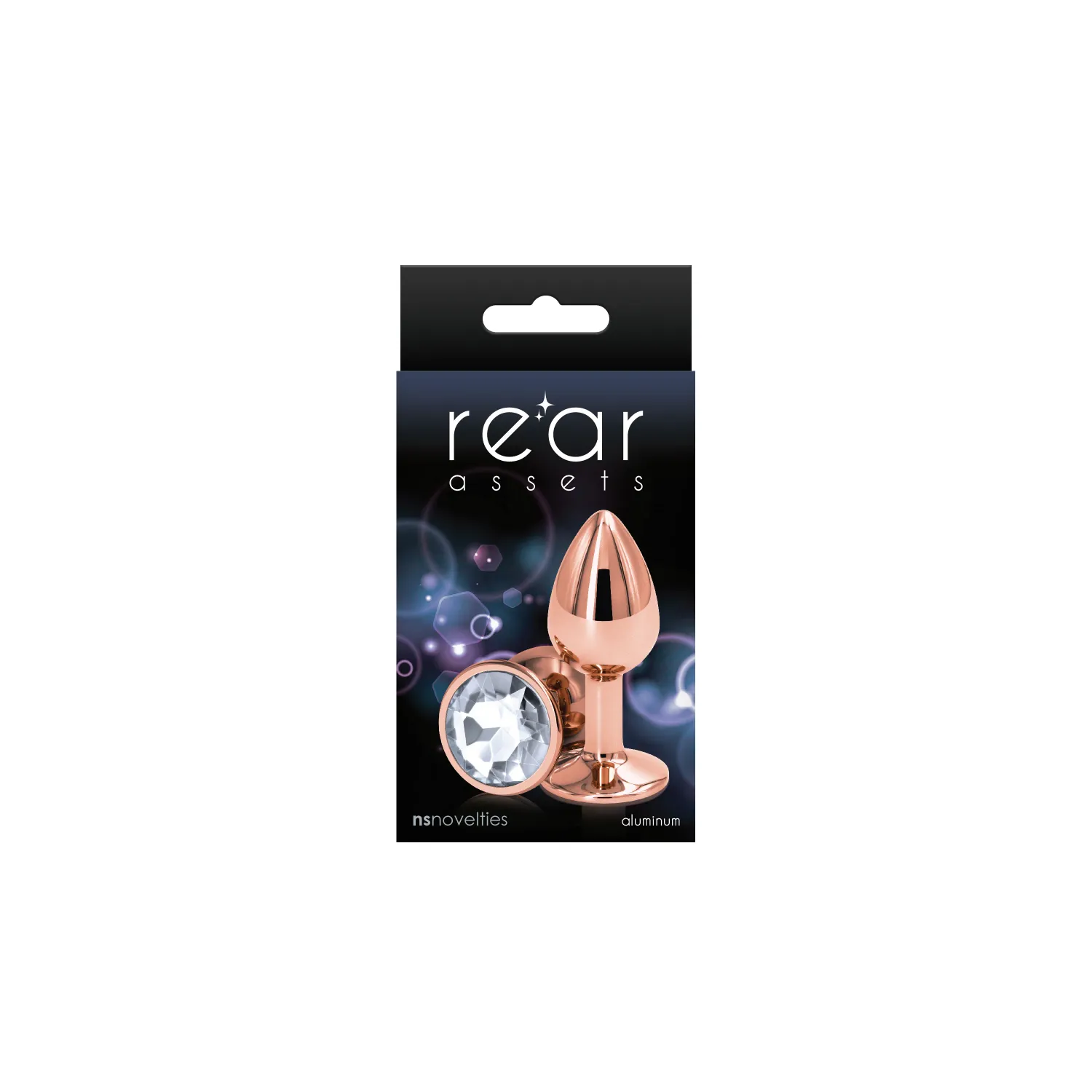 Rear Assets Rose Gold Small - Clear