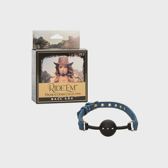 Ride 'Em Premium Denim Collection Ball Gag