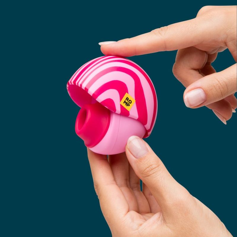 ROMP SPIN Travel Rechargeable Clitoral Stimulator - Pink