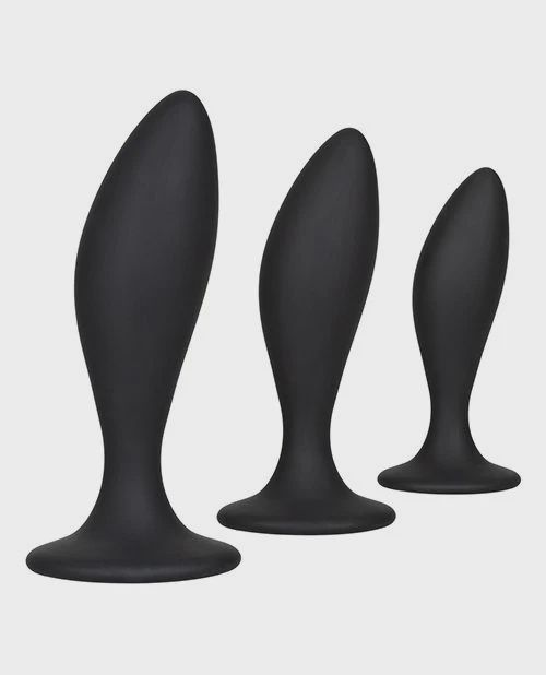 Silicone Anal Curve Kit - Black
