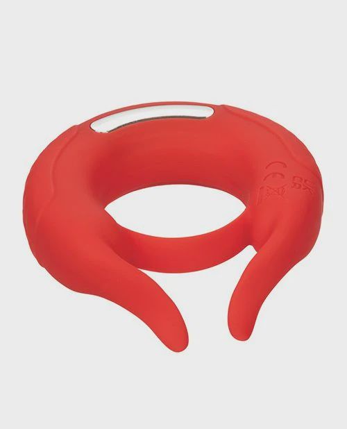 Silicone Rechargeable Taurus Enhancer - Red