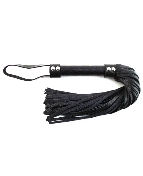 Rouge Flogger, H-Style Leather Black