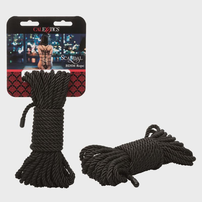 Scandal® BDSM Rope 32.75'/10 m- Black