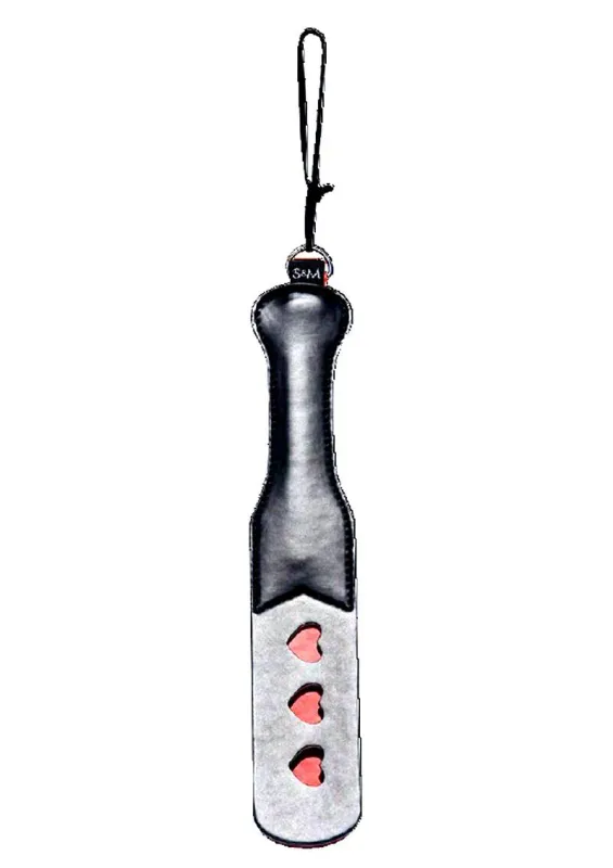 Sex &amp; Mischief Heart Paddle 12.5in - Black