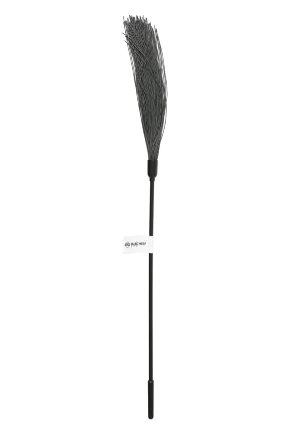 Sex And Mischief Rubber Tickler Black