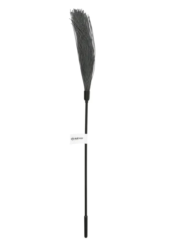 Sex And Mischief Rubber Tickler Black
