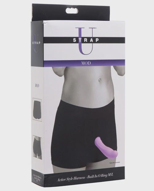 Strap U Mod Strap On Style Harness w/Built in O Ring - M/L