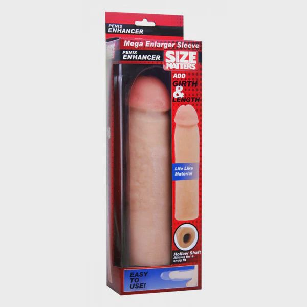 Size Matters Mega Enlarger Sleeve Penis Enhancer
