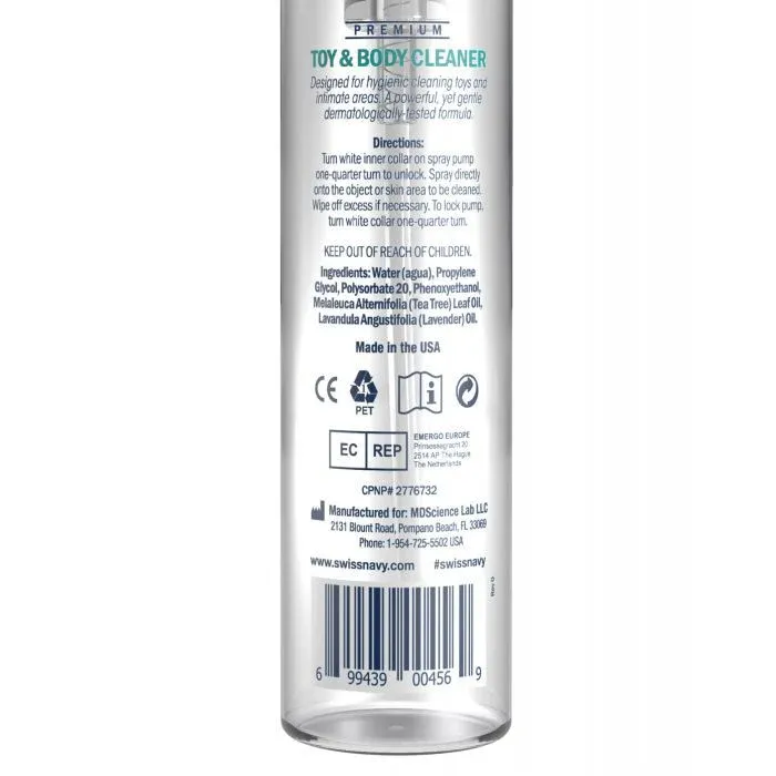 Swiss Navy Toy &amp; Body Foaming Cleaner - 7 oz
